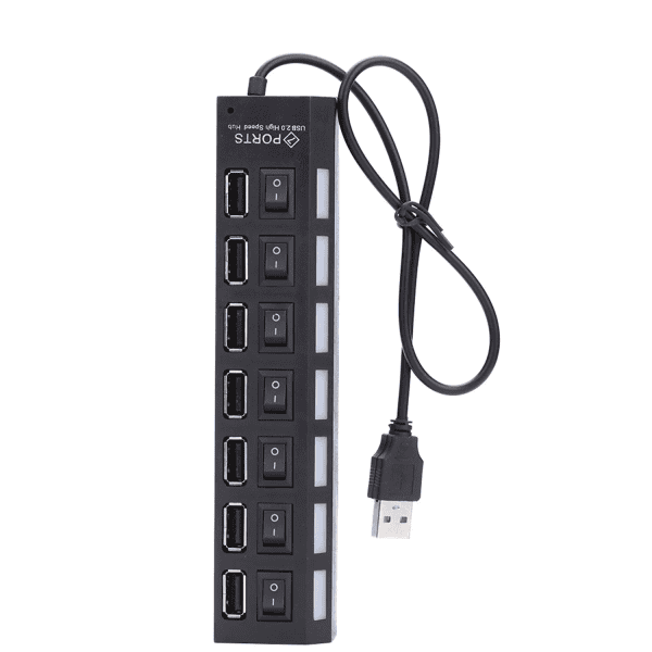 USB Hub Hub USB Adapter Multi Ports Use Power Adapter Extensor USB 2.0 PC Computer Accessories Switch USB for Laptop - Image 9