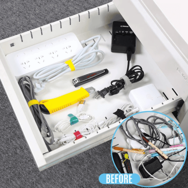 Cable Organizer Cable Management Cable Winder Tape Protector for Wire Ties Phone Accessories Organizador Cables - Image 3