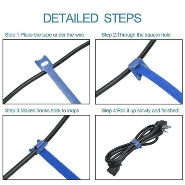 Cable Organizer Cable Management Cable Winder Tape Protector for Wire Ties Phone Accessories Organizador Cables - Image 6