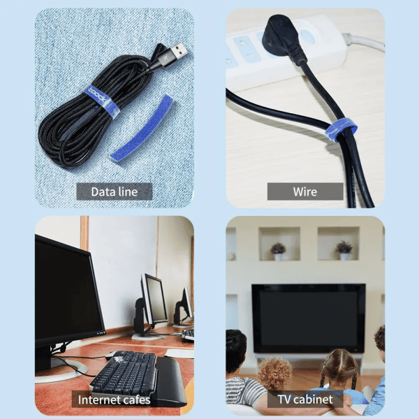 5M Organizer Cable Management Tearable Organizador Cables 10Mm Width Winder Ties Phone Accessories Wire Cord Organizer - Image 3